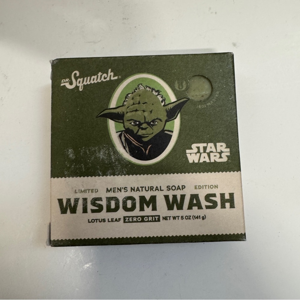 Dr. Squatch Star Wars Natural Bar Soap for Men Wisdom Wash 5oz